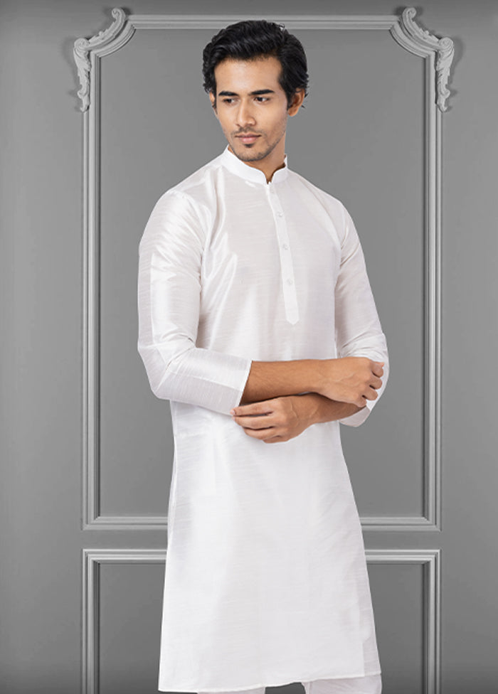 Multicolor Silk 2 Pc Kurta Pajama Set