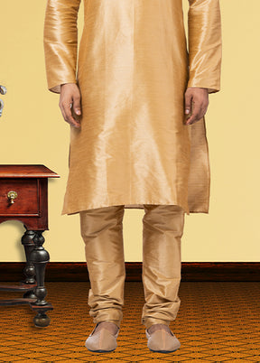 Multicolor Silk 2 Pc Kurta Pajama Set