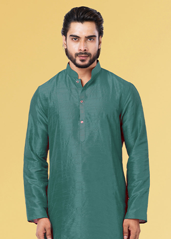 Multicolor Silk 2 Pc Kurta Pajama Set