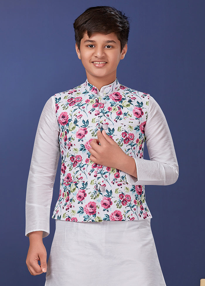 Multicolor Cotton Waist Coat