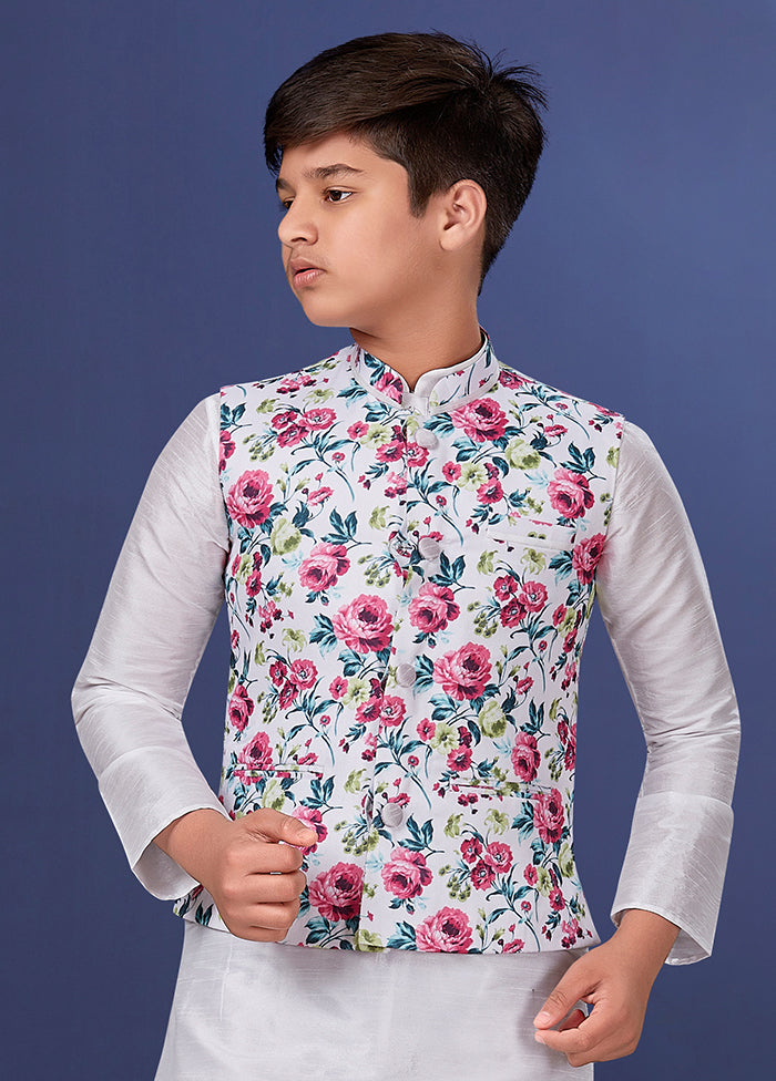 Multicolor Cotton Waist Coat