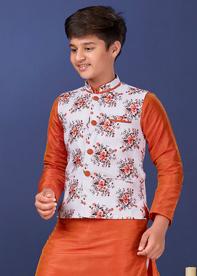 Multicolor Cotton Waist Coat
