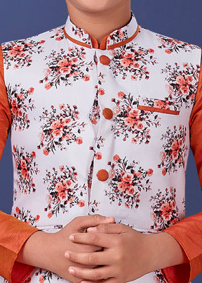 Multicolor Cotton Waist Coat