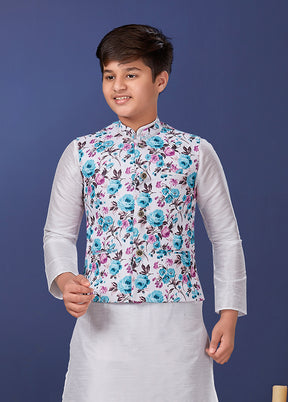 Multicolor Cotton Waist Coat