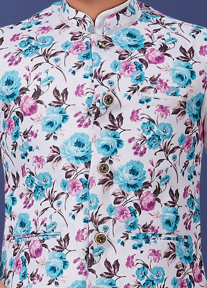 Multicolor Cotton Waist Coat