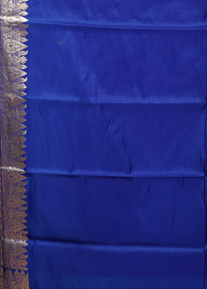 Red Handloom Banarasi Pure Silk Saree With Blouse Piece