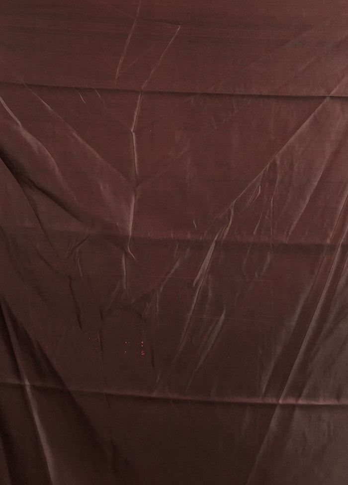 Blue Banarasi Silk Saree With Blouse Piece