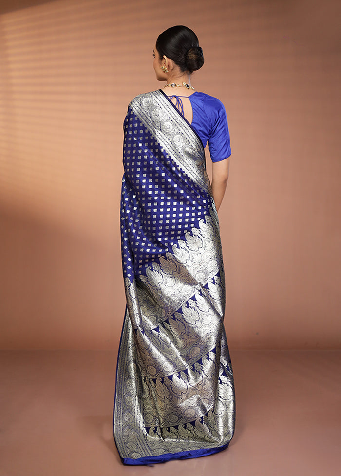 Green Banarasi Silk Saree With Blouse Piece
