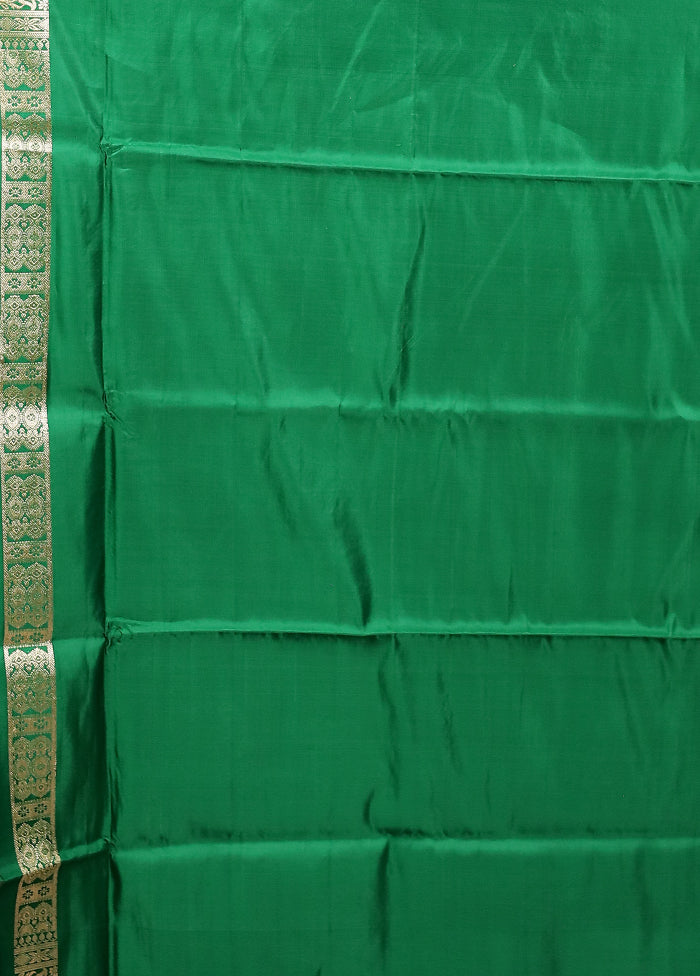 Rust Handloom Banarasi Pure Silk Saree With Blouse Piece