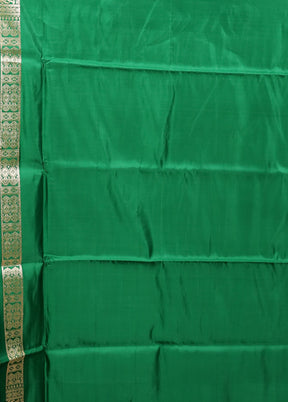 Rust Handloom Banarasi Pure Silk Saree With Blouse Piece