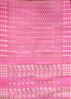 Multicolor Jamdani Cotton Saree Without Blouse Piece