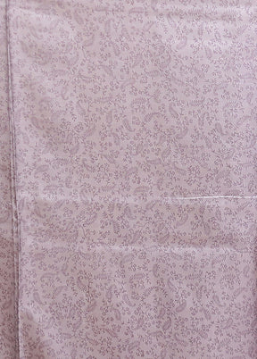 Grey Printed Pure Silk Saree Without Blouse Piece