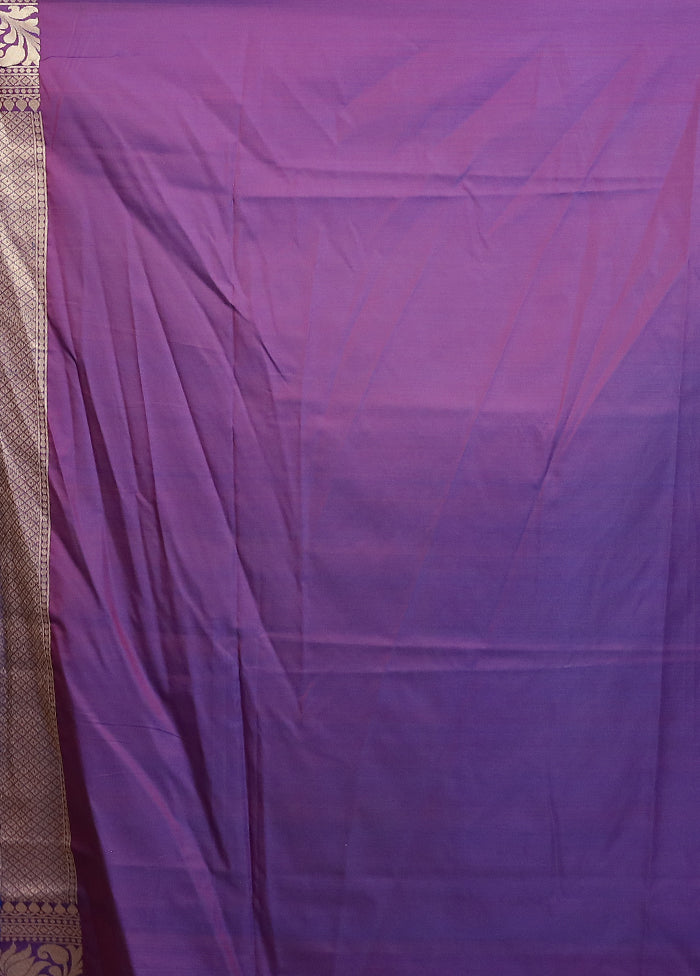 Red Katan Silk Saree With Blouse Piece