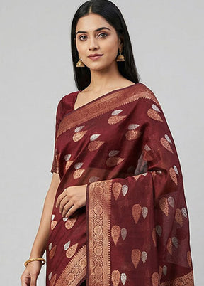 Multicolor Dupion Silk Saree With Blouse Piece
