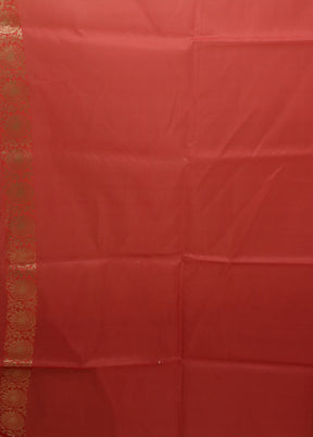 Multicolor Kora Silk Saree With Blouse Piece