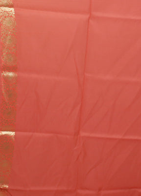 Multicolor Kora Silk Saree With Blouse Piece