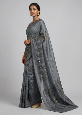 Multicolor Jamdani Cotton Saree Without Blouse Piece