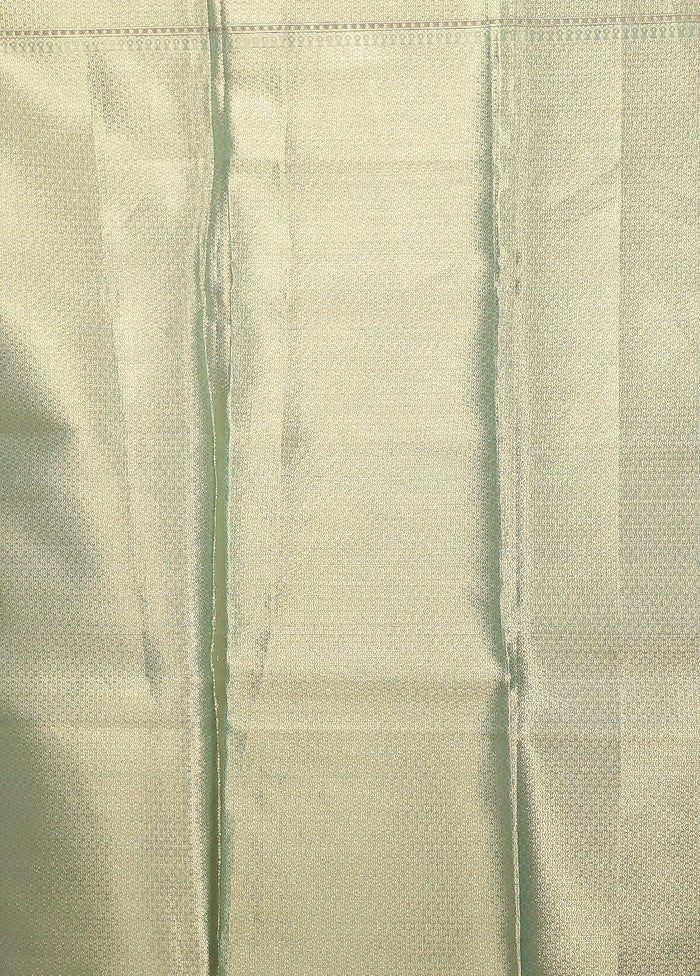 Multicolor Kora Silk Saree With Blouse Piece