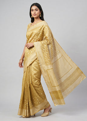 Multicolor Net Saree With Blouse Piece