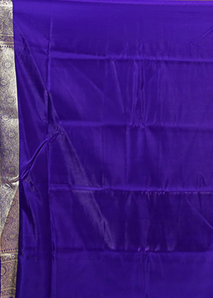 Rust Banarasi Silk Saree With Blouse Piece