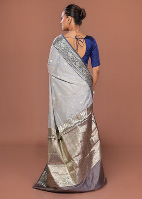 Multicolor Uppada Silk Saree With Blouse Piece