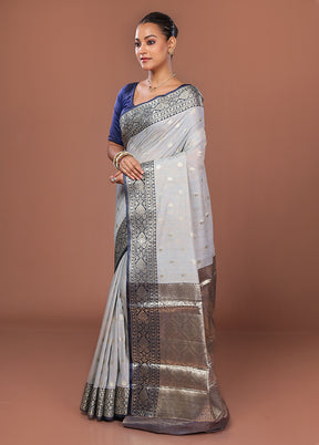 Multicolor Uppada Silk Saree With Blouse Piece