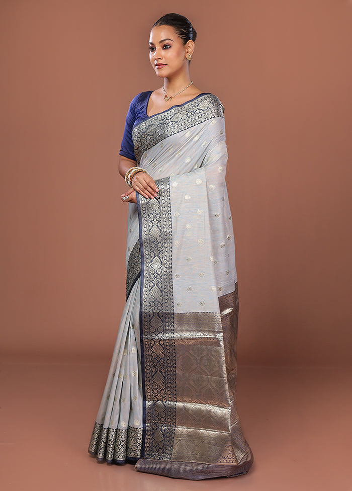 Multicolor Uppada Silk Saree With Blouse Piece