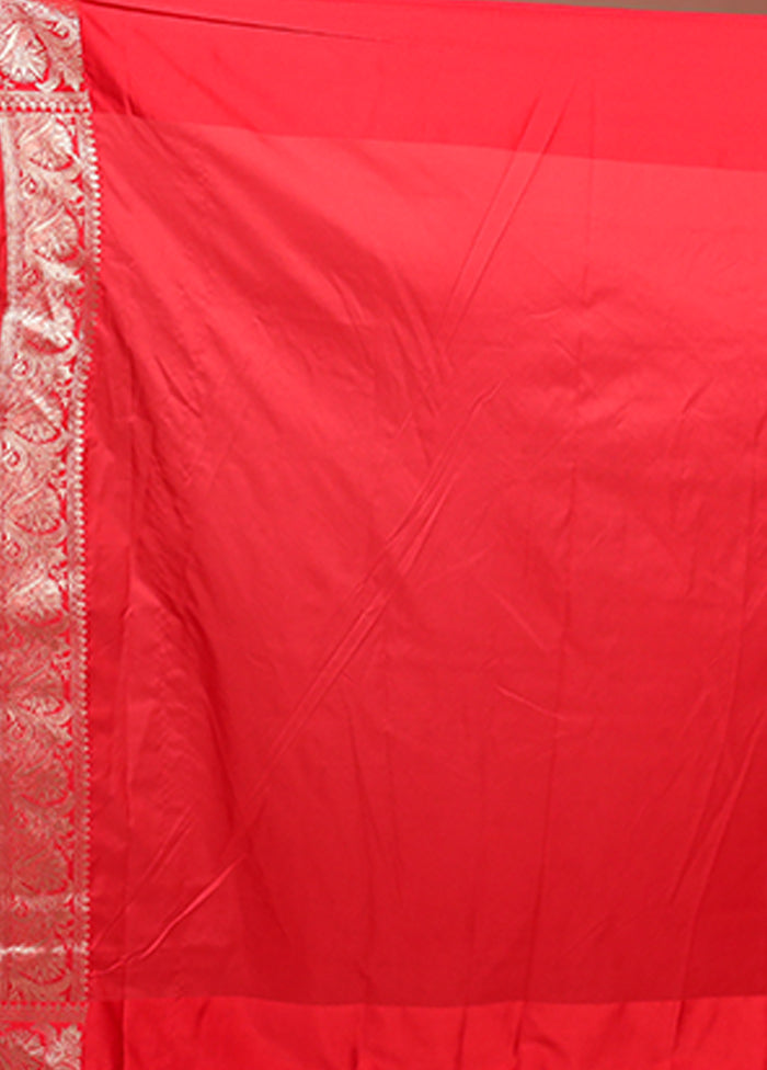 Multicolor Katan Silk Saree With Blouse Piece