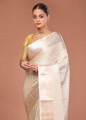 Multicolor Georgette Saree With Blouse Piece