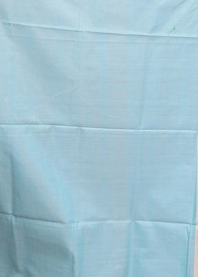 Cream Handloom Tussar Pure Silk Saree With Blouse Piece