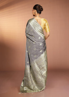 Multicolor Kanjivaram Silk Saree With Blouse Piece
