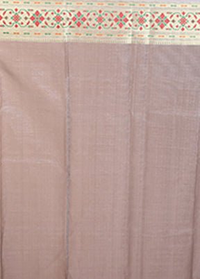 Grey Organza Saree With Blouse Piece