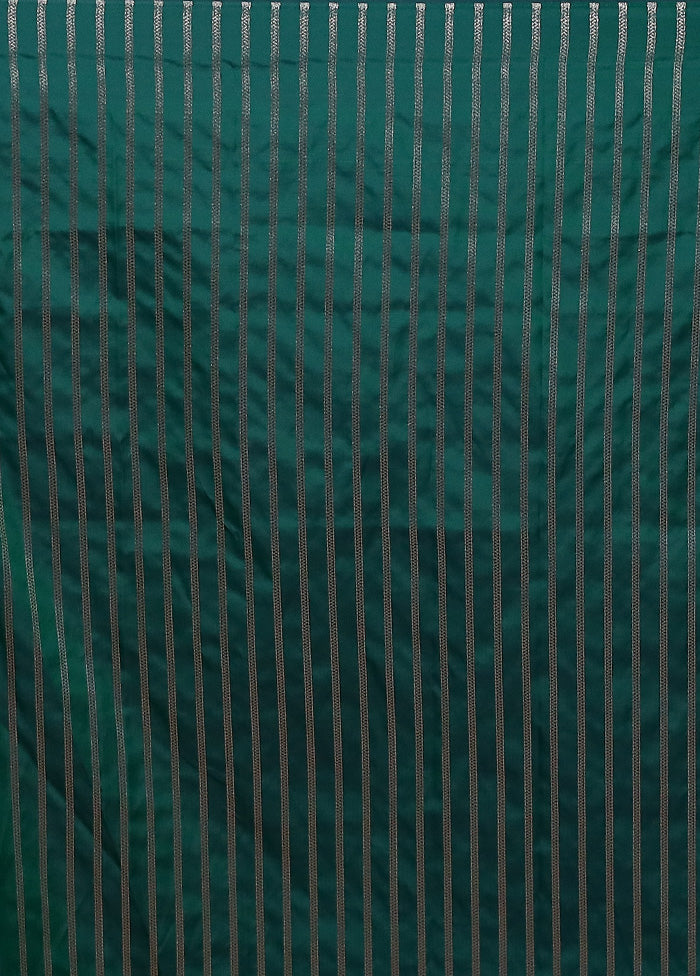 Blue Uppada Silk Saree With Blouse Piece