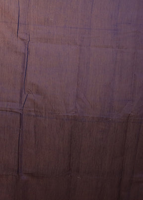 Blue Kora Silk Saree With Blouse Piece
