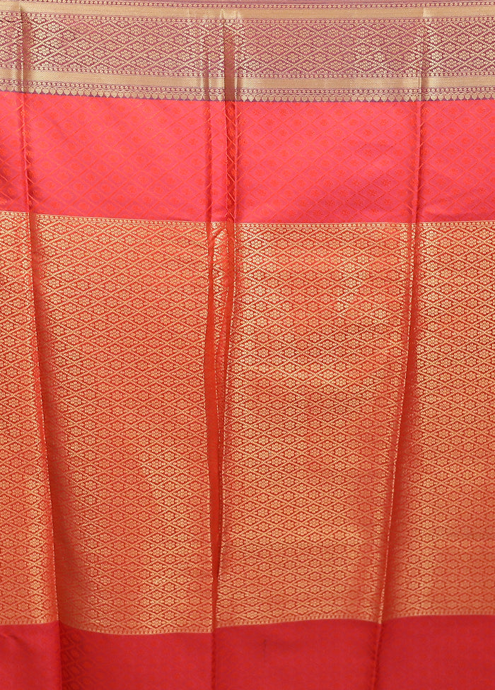 Green Kora Silk Saree With Blouse Piece