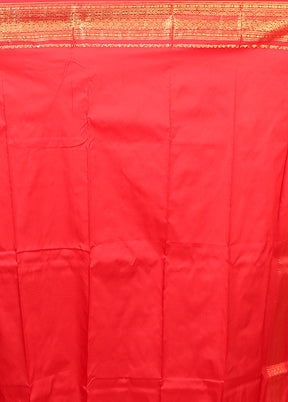 Cream Kanjivaram Silk Saree With Blouse Piece