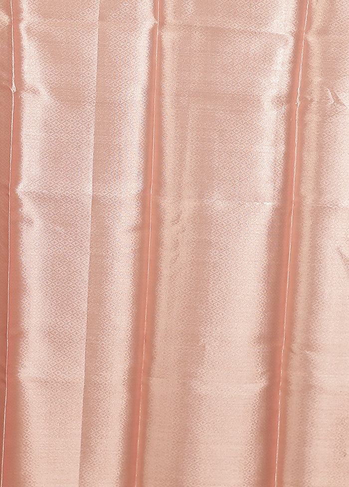 Pink Organza Saree With Blouse Piece