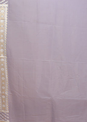 Multicolor Kora Silk Saree With Blouse Piece