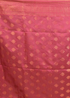 Blue Cotton Saree With Blouse Piece