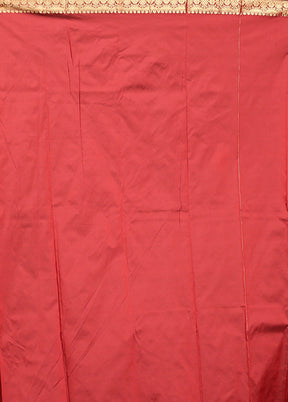 Brown Kanjivaram Silk Saree With Blouse Piece