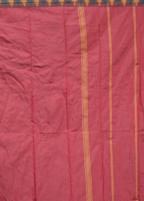 Blue Kanjivaram Silk Saree With Blouse Piece