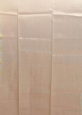 Green Tissue Silk Saree With Blouse Piece