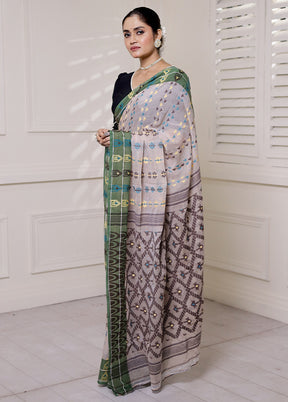 Pink Cotton Saree With Blouse Piece