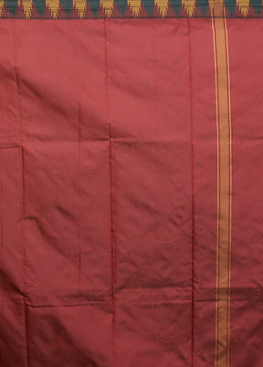 Grey Kanjivaram Silk Saree With Blouse Piece