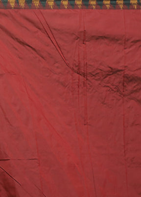 Purple Kanjivaram Silk Saree With Blouse Piece