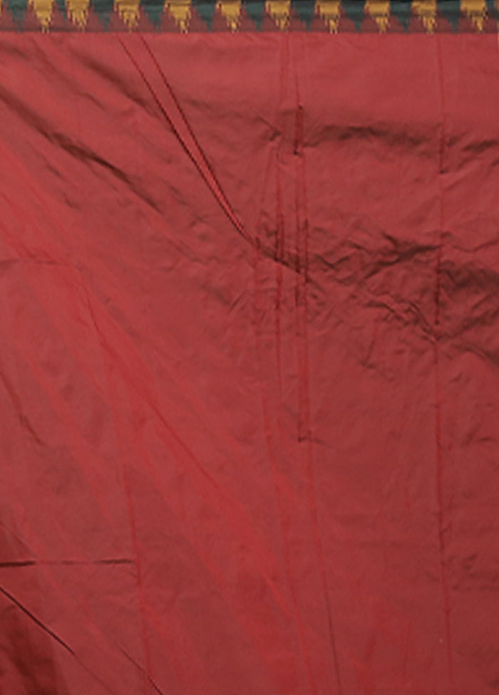 Purple Kanjivaram Silk Saree With Blouse Piece