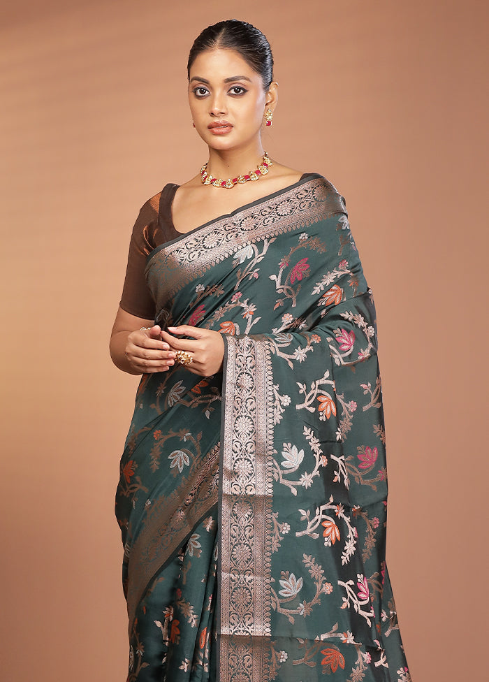 Purple Dupion Silk Saree With Blouse Piece