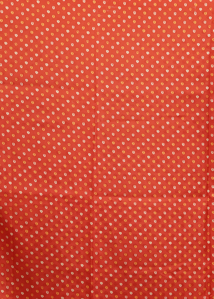 Pink Dupion Silk Saree With Blouse Piece