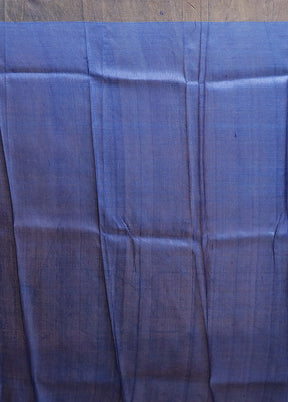 Multicolor Tussar Silk Saree With Blouse Piece