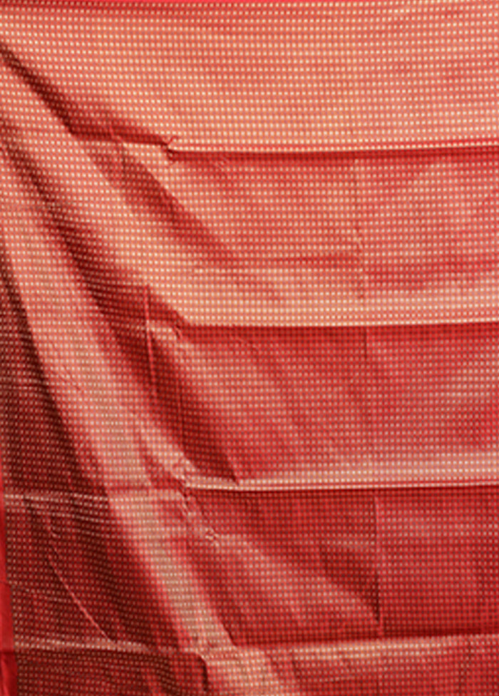 Green Handloom Jamewar Pure Silk Saree With Blouse Piece